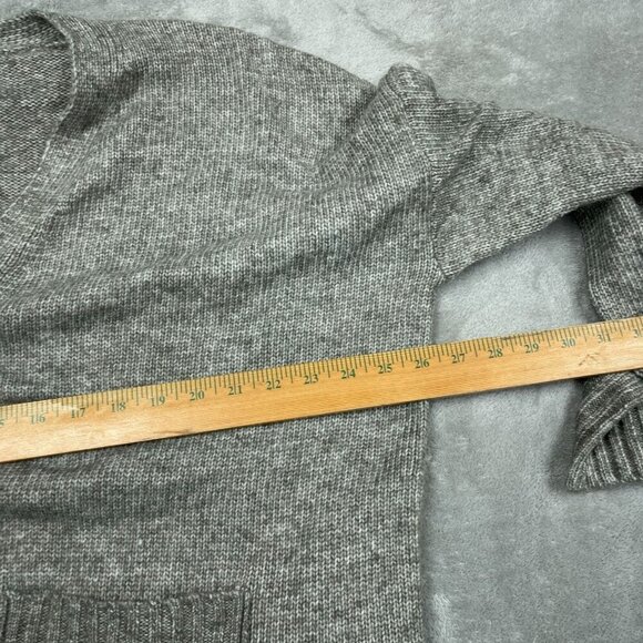 Ella Moss Womens Gray Button-Front Cardigan Sweater L/G Polyester Blend 6364 - Picture 5 of 7